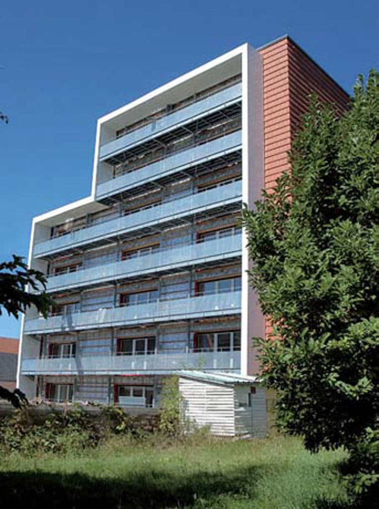 projet "green building" avec une isolation en paille