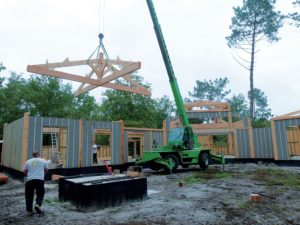 construction d'une maison bois