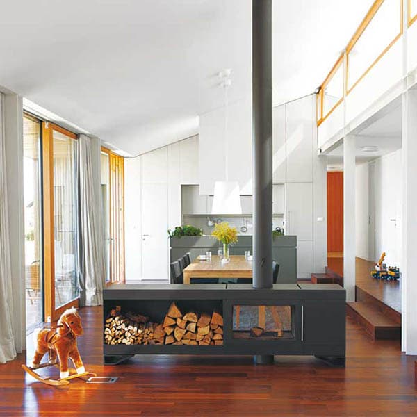 maison en bois contemporaine en Slovénie