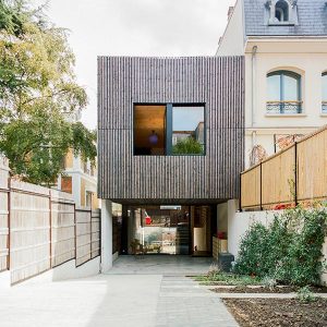 extension en bois d'une maison bois familiale