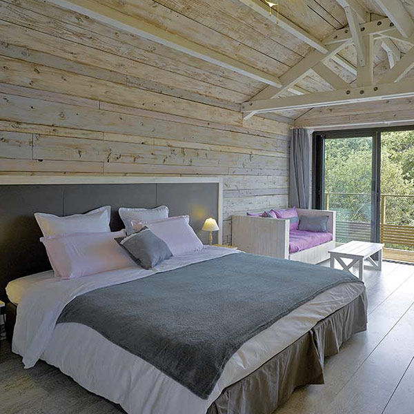 chambre des parents en bois