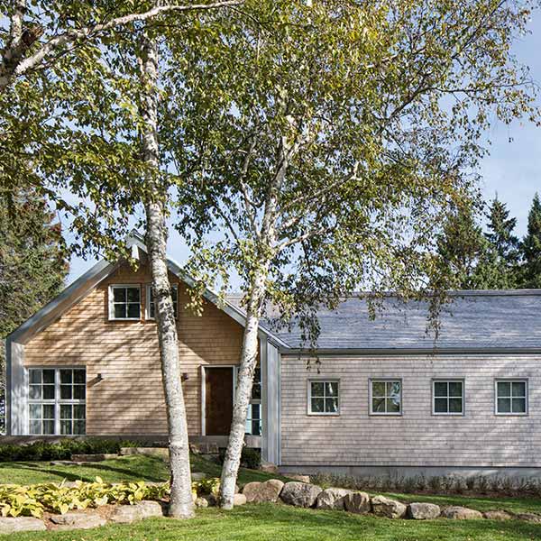 maison de vacances moderne en bois