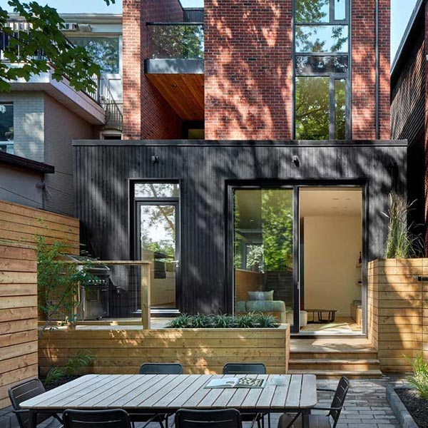 Une Maison En Bois Et Brique A Toronto Architecture Bois