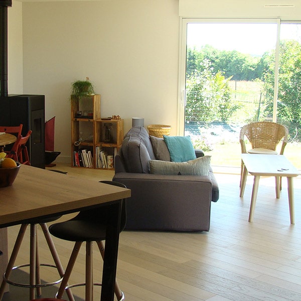 séjour confortable dans maison bois