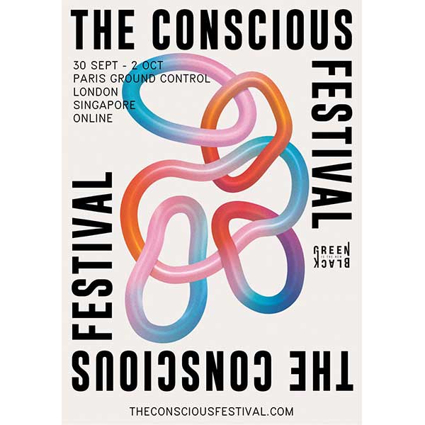 Affiche du festival écologique The Conscious Festival