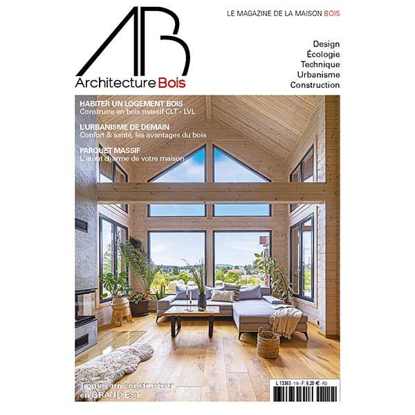 Construire en bois massif avec le magazine Architecture Bois N°119