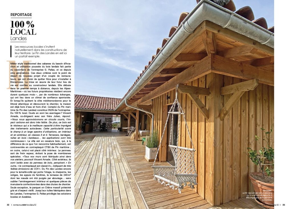 Spécial Maisons en bois à Biscarosse